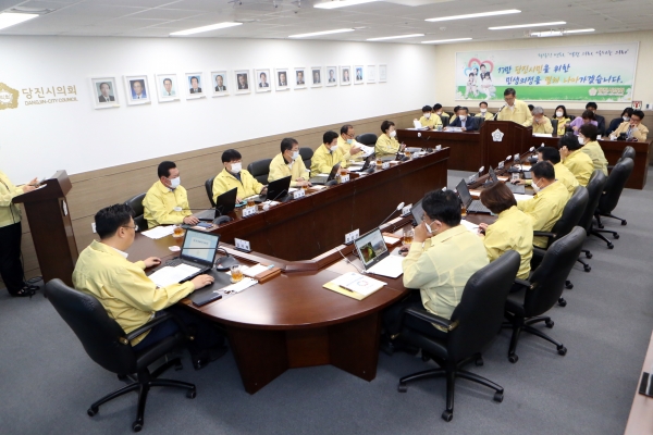 당진시의회, 5월 중 의원출무일