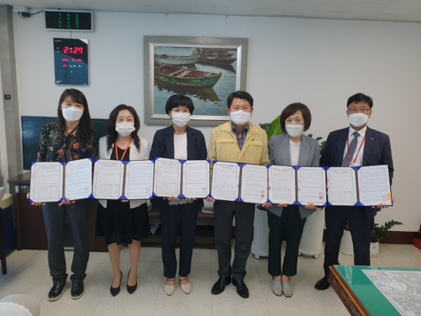 중구 드림스타트 아동방문학습지 4개 지국과 협약체결