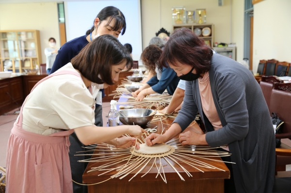 라탄 공예 교육