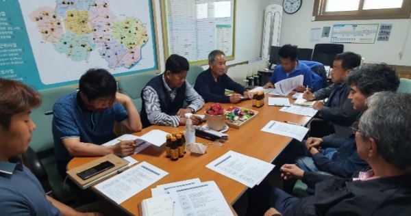 청양군 마을만들기협의회 공동학습체제 추진 모습