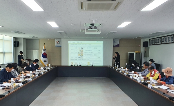 지난 28일 개최된 서산시 농특산물을 활용한 가공제품 개발 연구용역 최종보고회