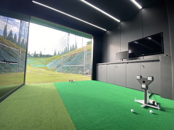 경북 구미시에 위치한 골프존 레드베터아카데미 구미점의 성시우 스튜디오 분석실.