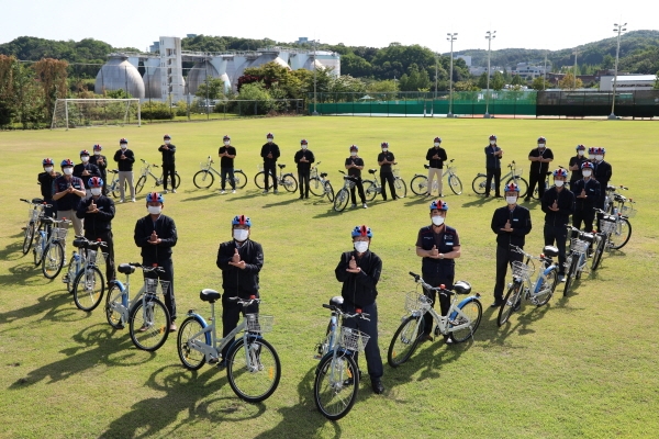 대전시설관리공단 덕분에 챌린지 동참 모습