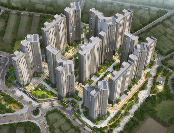 대화동2구역 재개발정비사업 사업시행계획 인가(조감도).