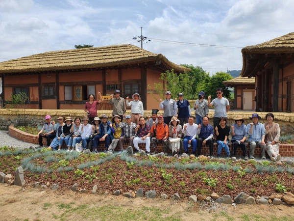 공주 정원만들기 실습 사진