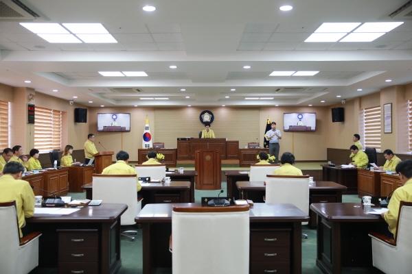 청양군의회 제264회 정례회 개회