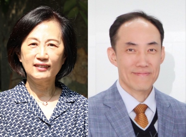 (왼쪽부터) 정은주, 차신우 책임연구원