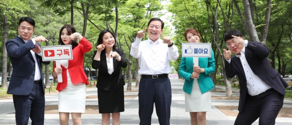 서구청 정부미 홍보영상 촬영-장종태 서구청장님과 잭슨5