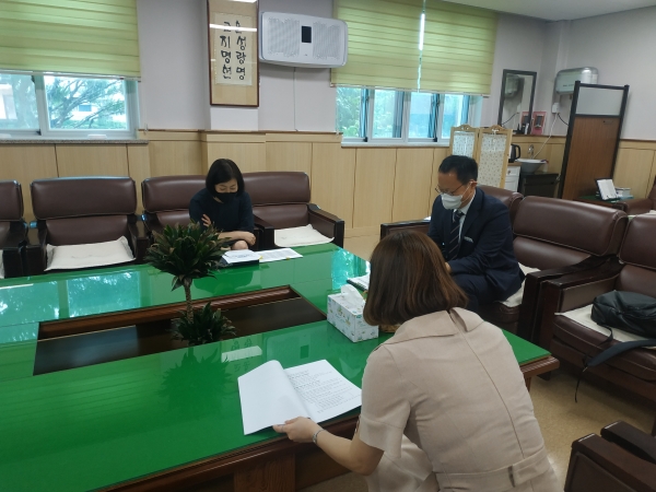 동부교육지원청, 진로체험지원센터 청렴문화 공유 메시지 안내