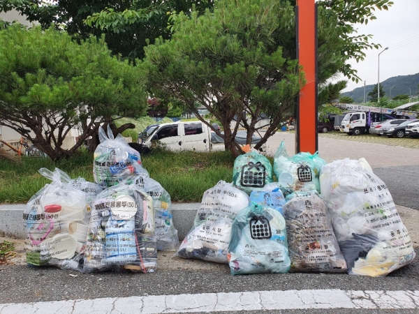 쓰레기 재활용 관련 사진