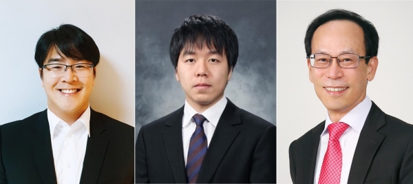 (왼쪽부터) KIST 유용상 선임연구원, 유의상 박사, 서울대 이신두 교수