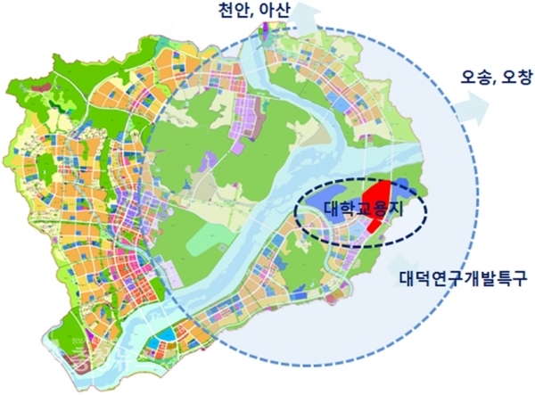 공동캠퍼스 위치도
