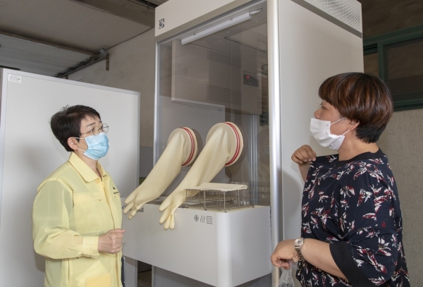 대덕구보건소, 워킹스루 선별진료부스 설치 운영