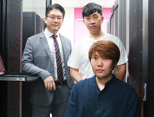 KAIST 김민수 교수(좌측 위), 남윤민 박사 (우측 위), 한동형 박사과정(우측 아래)