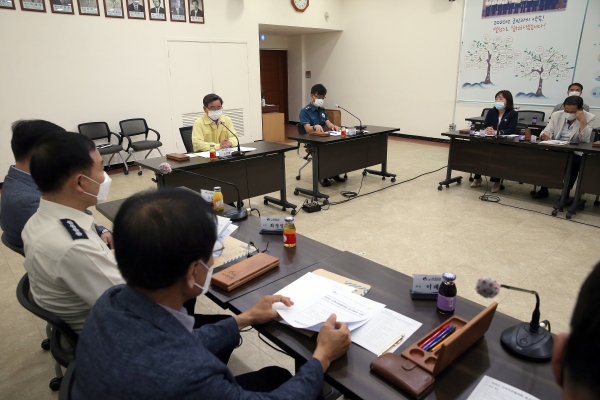 서천군 지역치안협의회 정기회의 개최 모습