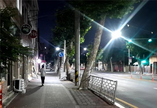 보문로 LED보행등 44등 추가 설치