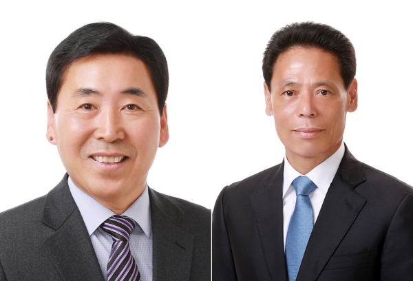 (왼쪽부터) 신경철, 송낙문 태안군의원