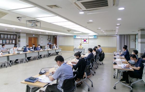 ‘아산 모종샛들지구 및 풍기역지구 도시개발사업’을 위한 용역 착수보고회 개최 모습