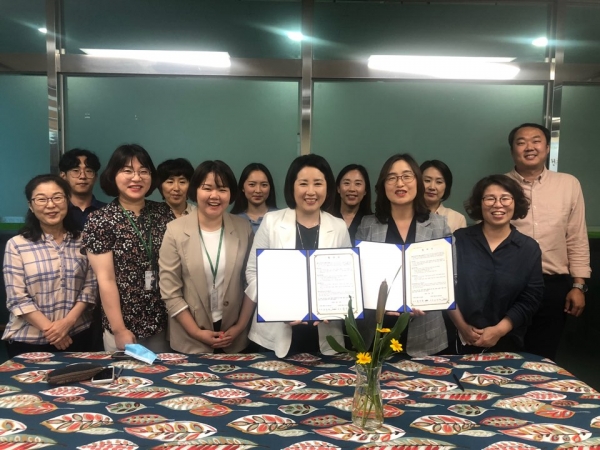 계룡시노인복지관, 시니어클럽 협약체결