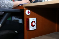 구청 민원실에 설치되어 있는 안심벨