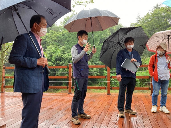 살림지킴이 대규모 예산 투입현장 방문 모습