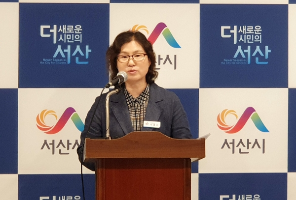 문화도시조성사업 추진상황관련 이종신 문화예술과장 언론브리핑 사진