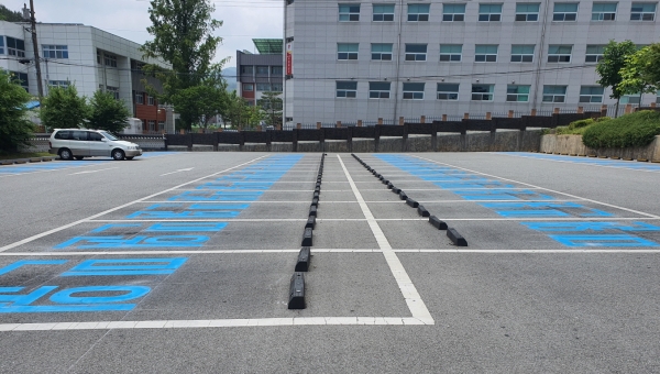 시청 민원주차장 모습