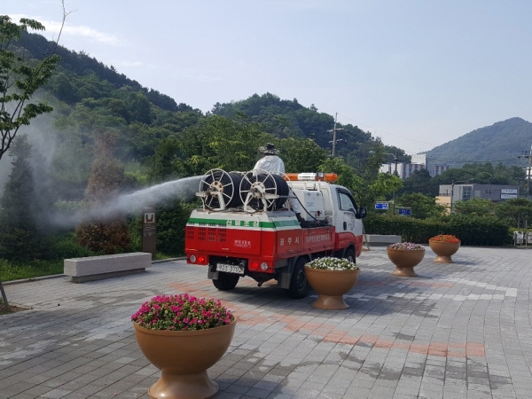 여름철 돌발해충 방제 관련 사진