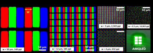 초고해상도 풀컬러 퀀텀닷 LED 이미지