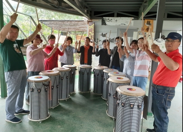 100건강공동체 만들기 프로그램 진행 모습