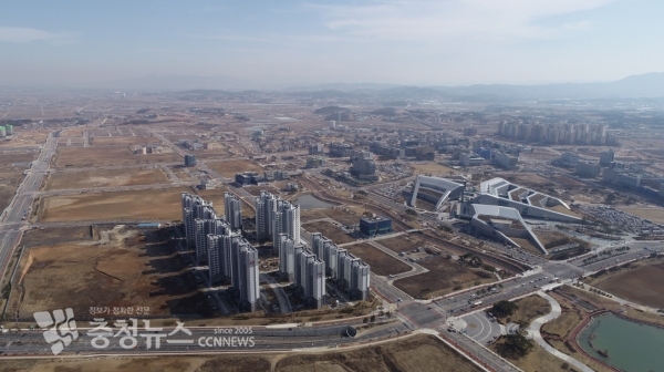 내포신도시 예산지역 전경