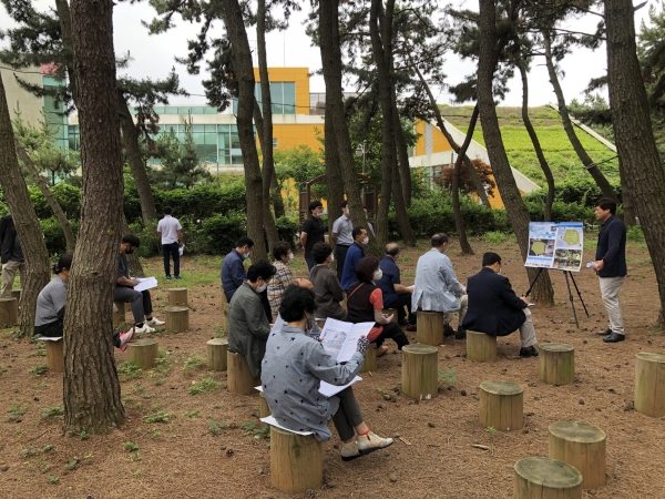 송림 어울림 생태놀이터 조성 현장방문