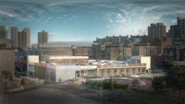 상리 공영주차타워 조감도