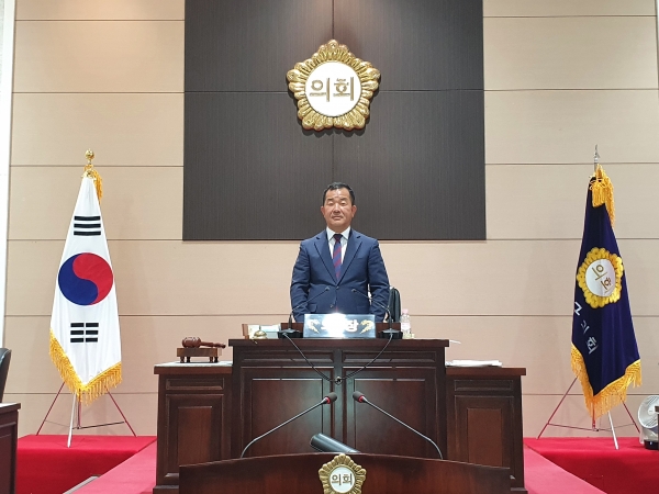 안기전 금산군의회 의장