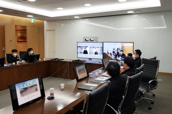 본사 현장간 화상회의