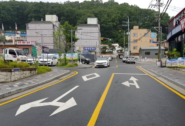 보문3구역 도로확장