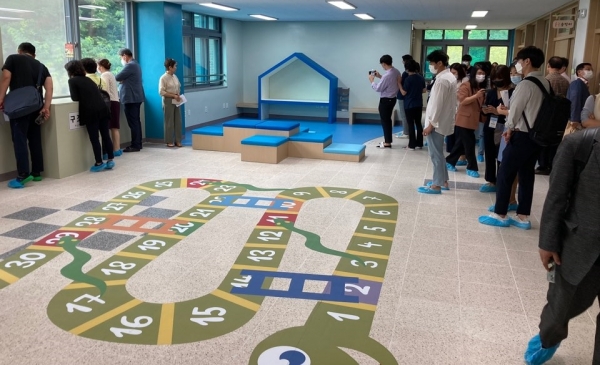 솔빛초등학교에서 열린 세종꿈마루 영역단위 대상교 합동워크숍