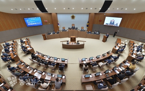 충남도의회 본회의장