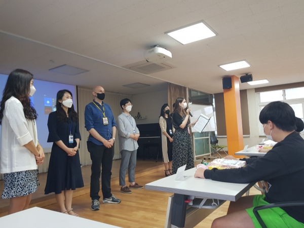 꿈나래영어캠프 진행 모습