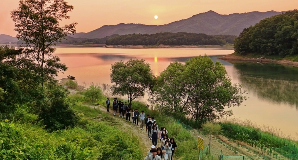 대청호 오백리길 모습