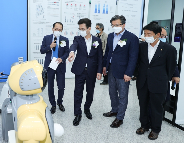 대전디자인진흥원 출범식 모습.