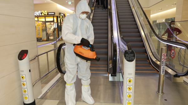 세종충남대병원, 코로나19 소독․방역 실시 모습