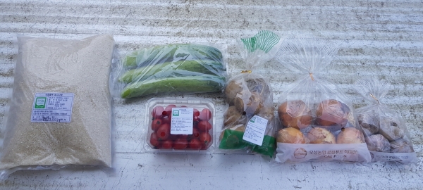 농산물 꾸러미 구성품