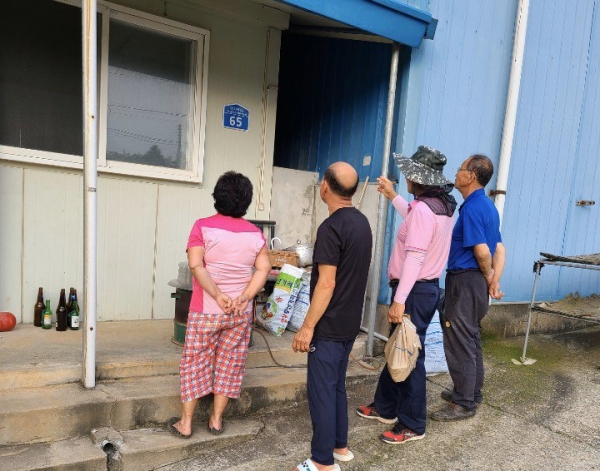 도로명주소 현장점검 모습