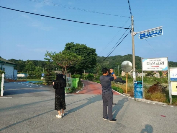 도로명주소 현장점검 모습