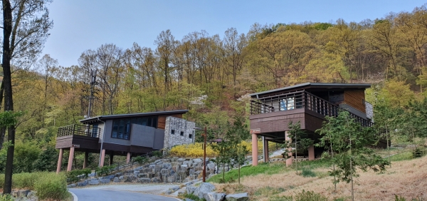 공주산림휴양마을 전경