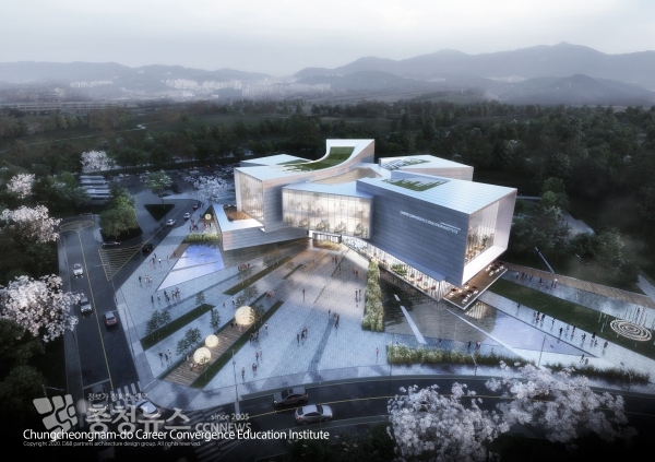 충남진로융합교육원 조감도