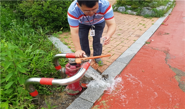 청양지역 수돗물 유충 검사 ‘이상 없음’
