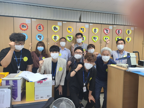 도시계획과 직원들이 청렴과 친절 실천을 다짐하고 있다.