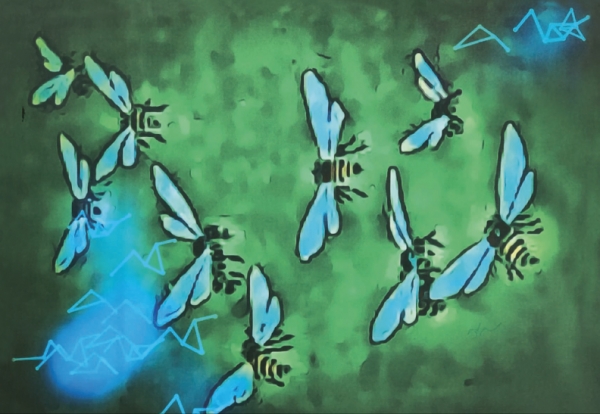 Kim Hong-Ju has written and drawn 'Go to the 'poem'' for the 13th poem of 'Thought D Foresight'.